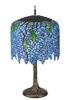 TR811-18-
4-YCC20 - handcrafted Tiffany stained glass lamp