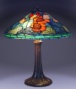 TR816-16-
6-YDD20 - handcrafted Tiffany stained glass lamp
