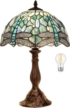 Tiffany Table Lamp - TR860-12-12-CE - handcrafted Tiffany stained glass lamp