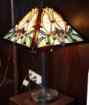 V3738 - handcrafted Tiffany stained glass lamp