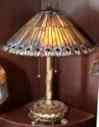 V3740 - handcrafted Tiffany stained glass lamp