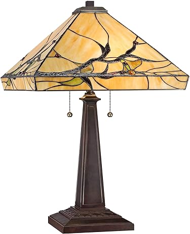 W2363 - handcrafted Tiffany stained glass lamp