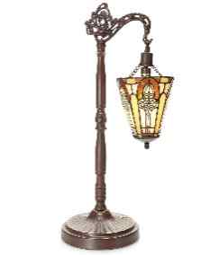 WSC063686/DF1705 - handcrafted Tiffany stained glass lamp