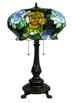 WSC163116+DZ430 - handcrafted Tiffany stained glass lamp