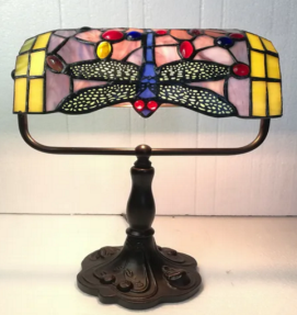 Tiffany Table Lamp - YH002TL - handcrafted Tiffany stained glass lamp