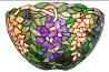2328 WALL LAMP - handcrafted Tiffany stained glass lamp