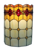 Tiffany Wall Lamp - AM090WL10 - handcrafted Tiffany stained glass lamp