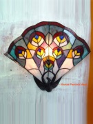 Tiffany Wall Lamp - AM096WL12 - handcrafted Tiffany stained glass lamp