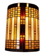 Tiffany Wall Lamp - AM1077WL10 - handcrafted Tiffany stained glass lamp