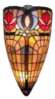 Tiffany Wall Lamp - AM1079WL10 - handcrafted Tiffany stained glass lamp