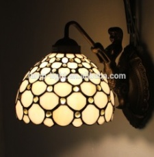 Tiffany Wall Lamp - AM110WL08 - handcrafted Tiffany stained glass lamp