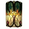 Tiffany Wall Lamp - AM247WL10B - handcrafted Tiffany stained glass lamp