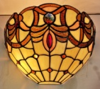 Tiffany Wall Lamp - AM357WL12 - handcrafted Tiffany stained glass lamp