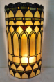 Tiffany Wall Lamp - SG148-08SC-3 - handcrafted Tiffany stained glass lamp