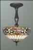 W123126 - handcrafted Tiffany stained glass lamp