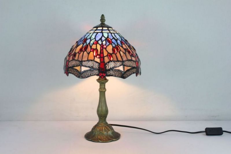 Tiffany 10 Inch Table Lamp - DETAIL_27388928_283832_3319871 - handcrafted Tiffany stained glass lamp