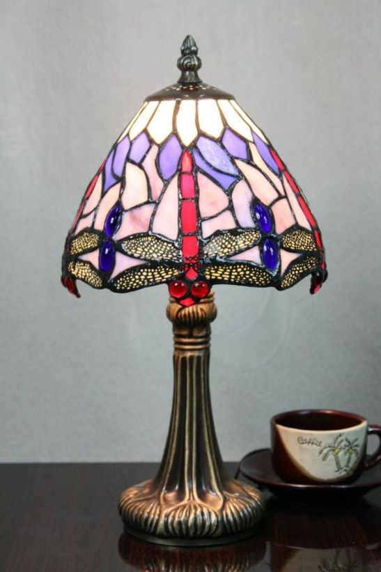 Tiffany 7 Inch Table Lamp - DETAIL_27388928_283829_3319695 - handcrafted Tiffany stained glass lamp