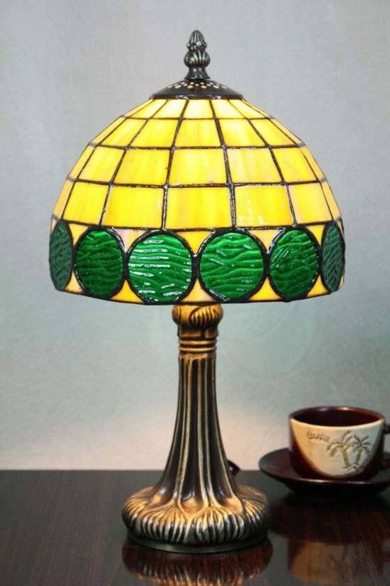 Tiffany 8 Inch 1 Table Lamp - DETAIL_27388928_283830_3319710 - handcrafted Tiffany stained glass lamp