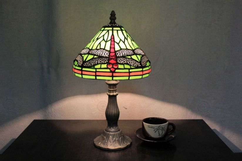 Tiffany 8 Inch 1 Table Lamp - DETAIL_27388928_283830_3319762 - handcrafted Tiffany stained glass lamp