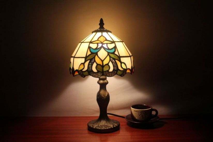 Tiffany 8 Inch 2 Table Lamp - DETAIL_27388928_283831_3319815 - handcrafted Tiffany stained glass lamp