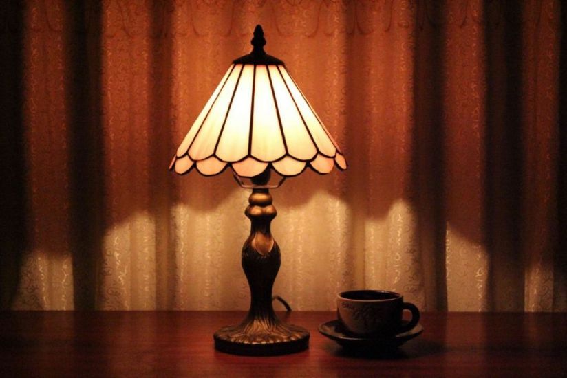 Tiffany 8 Inch 2 Table Lamp - DETAIL_27388928_283831_3319828 - handcrafted Tiffany stained glass lamp