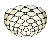 Golden Collection Tiffany Wall Sconce - handcrafted Tiffany stained glass lamp