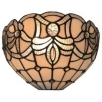 Ruby Heritage Tiffany Wall Sconce - handcrafted Tiffany stained glass lamp
