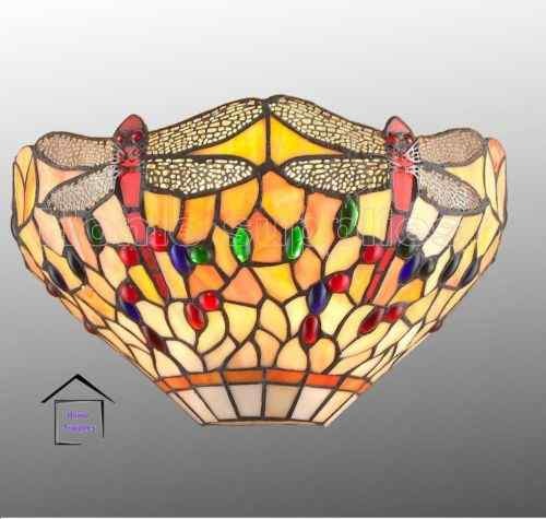 Amber Signature Tiffany Wall Sconce - handcrafted Tiffany stained glass lamp