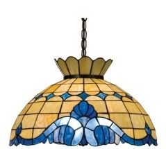 Amber Gallery Tiffany Lamp Shade - Handcrafted Stained Glass Lamp