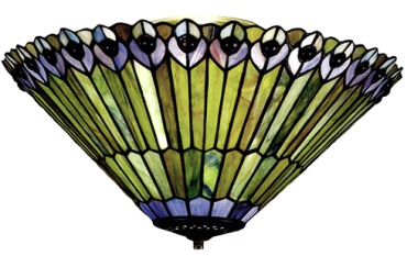 Golden Decorative Tiffany Wall Sconce - handcrafted Tiffany stained glass lamp
