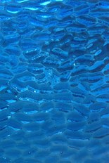 Transparent Textured Glass, Blue Series, code 45-1414／H