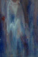 Opalescent Glass, Blue Series, code W045-77