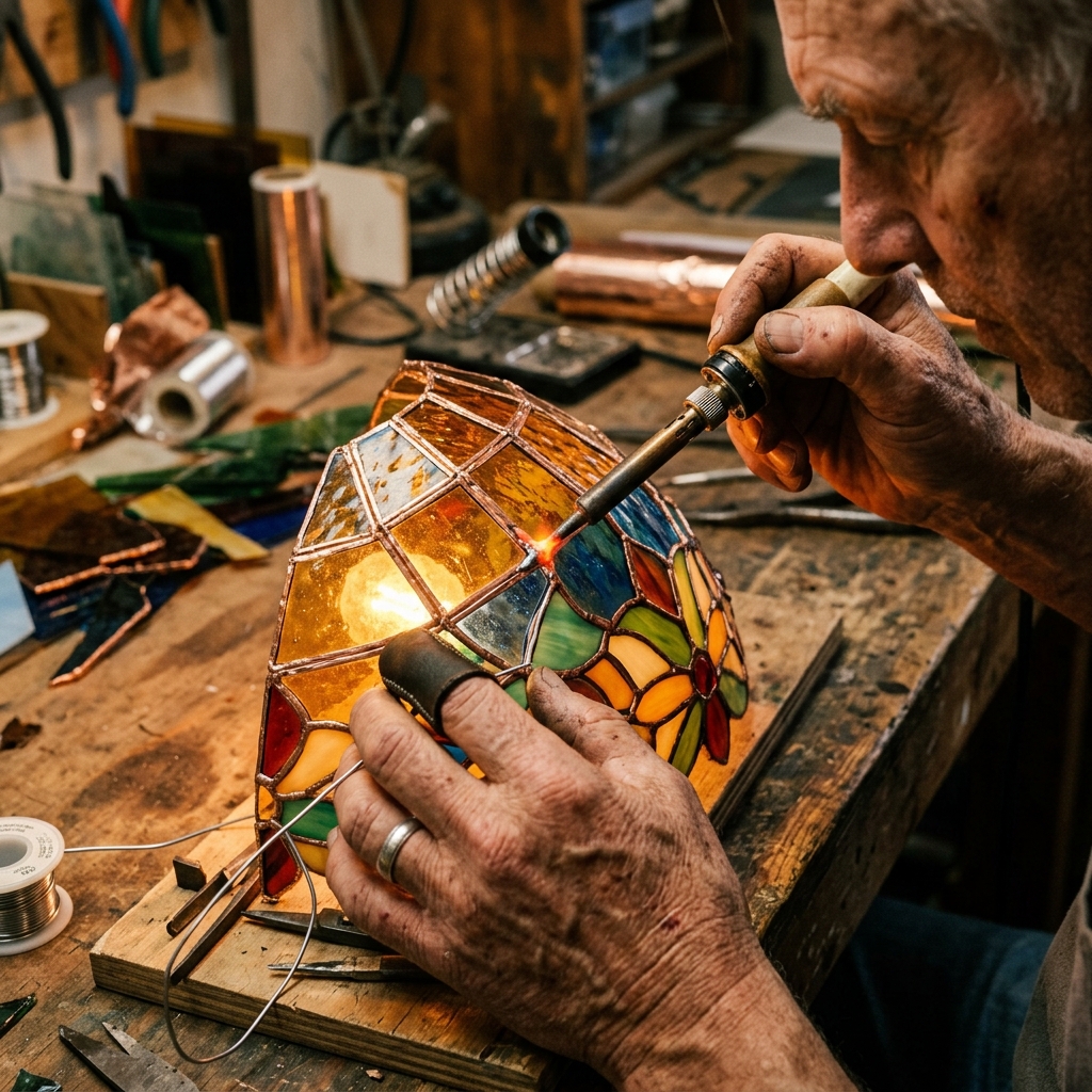Tiffany Lamp Craftsmanship Video